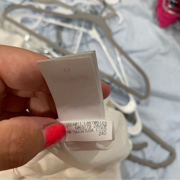 Brunello Cucinelli Dress Sleeveless Ribbon Trimmed Poplin Cotton in White - Picture 12 of 13